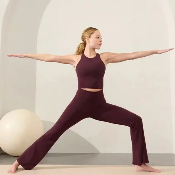 Athleta Elation Flare Pant Purple Size XXS - Picture 1 of 7